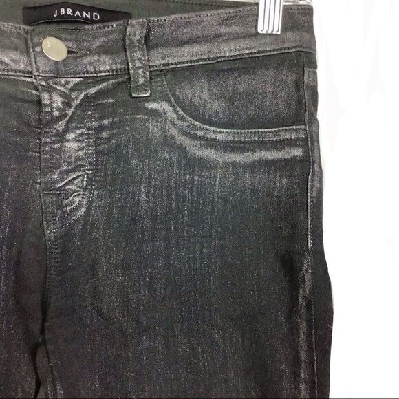 J Brand Coated Super Skinny Stretch Jeggings 27 - Picture 3 of 6
